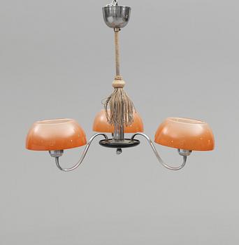 TAKLAMPA, art déco, 1930-tal. Höjd ca 45 cm.
