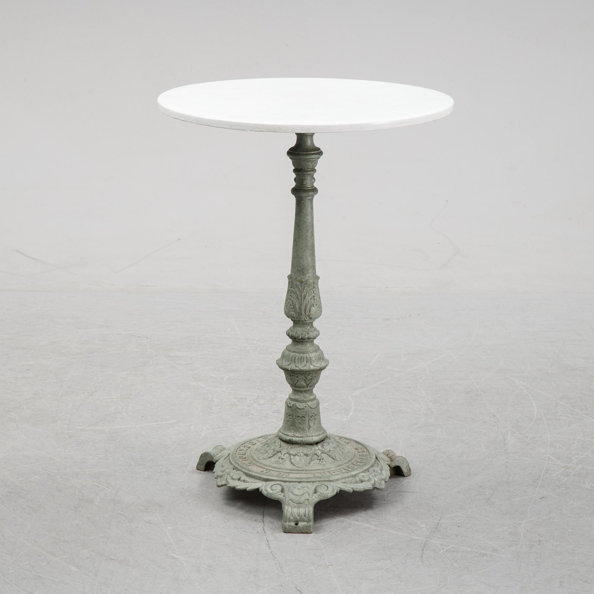 Trädgårdsbord, Ludvigsbergs Werkstad, Stockholm, 1900-tal.