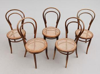 STOLAR, 5 st, Thonetmodell, 1900-talets första hälft.