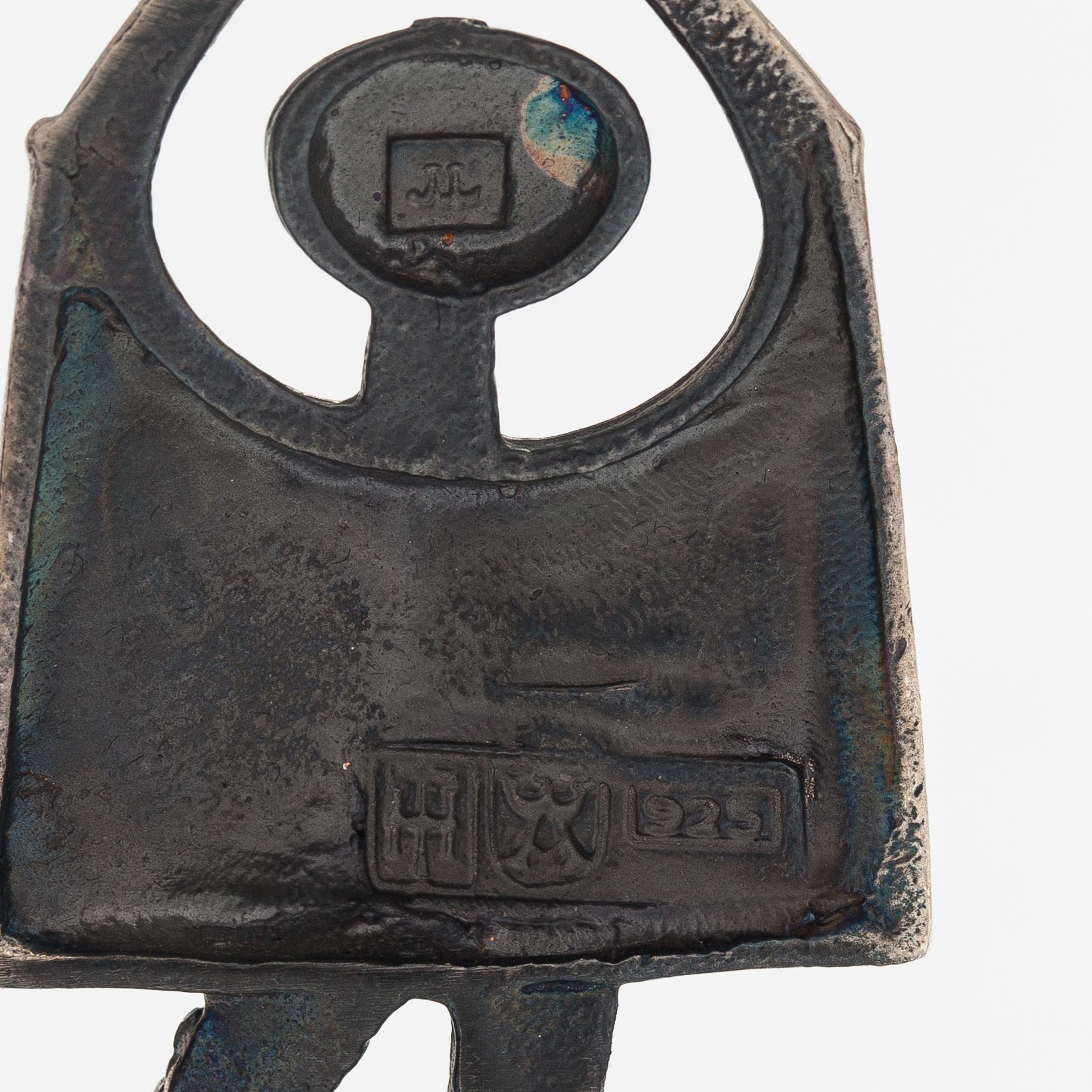 Jorma Laine, A sterling silver neckalce "Dancer". Turun Hopea, Turku.