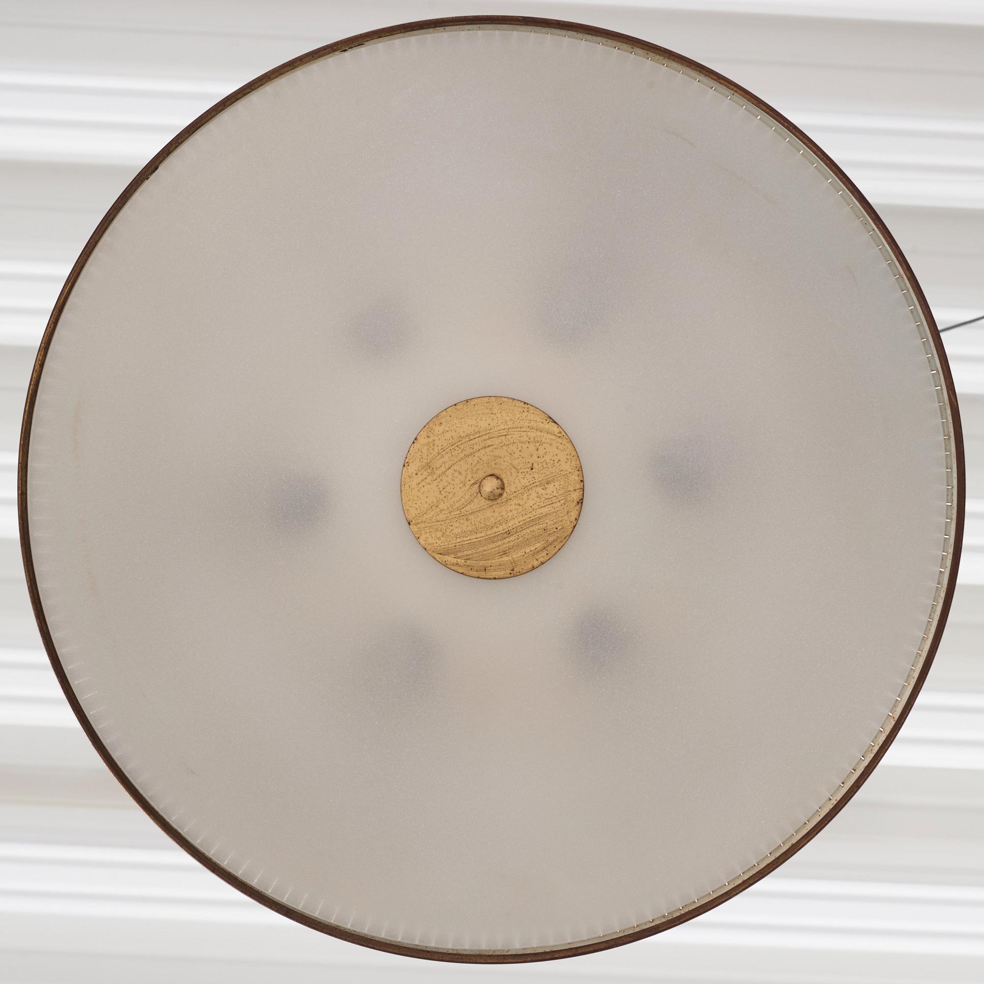 Harald Notini, a ceiling lamp, model '11326', Arvid Böhlmarks Lampfabrik, Sweden, 1940s.