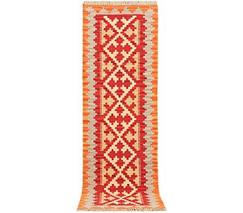 Gallerimatta, Kelim, ca. 190 x 58 cm.