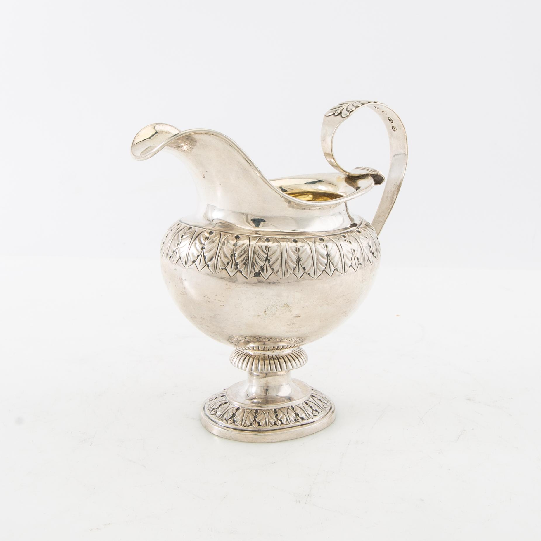 Cream jug, Empire style, mid-19th century.