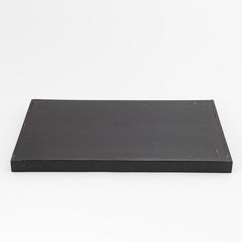 Brickor två stycken, samt skrivschatull, s.k. Suzuribako, Japan, Meiji  (1868-1912).