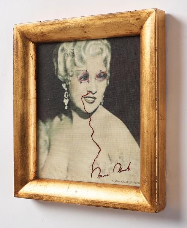 Francesco Vezzoli, "Ritratto Surrealista di Mae West (l'age d'or)".