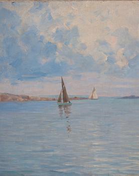 Woldemar Toppelius, Seglare i skärgården.