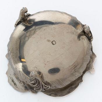 A French silver salt cellar, mark of Alphonse Debain, Paris, active 1883-1911.