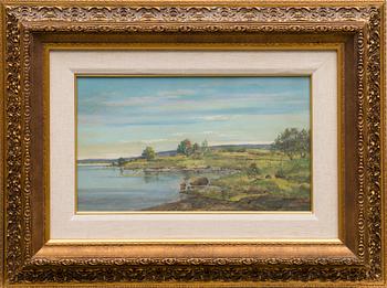 pastel, signed and dated 1937.