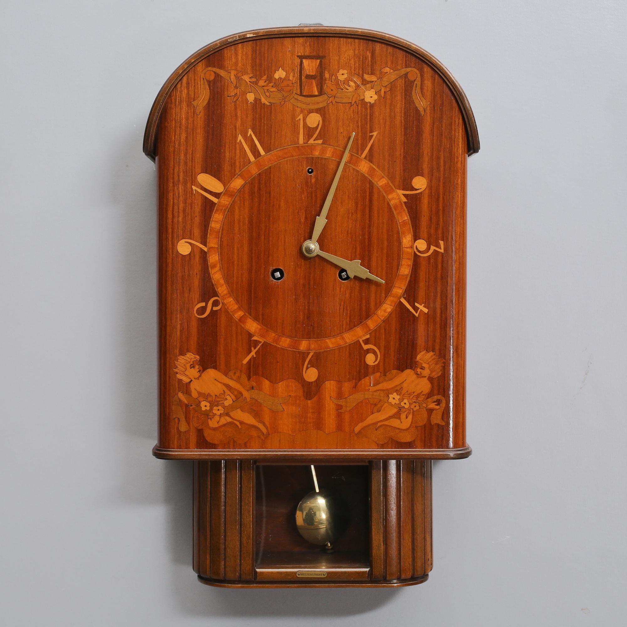 VÄGGPENDYL, Westerstrand, 1930/40-tal.
