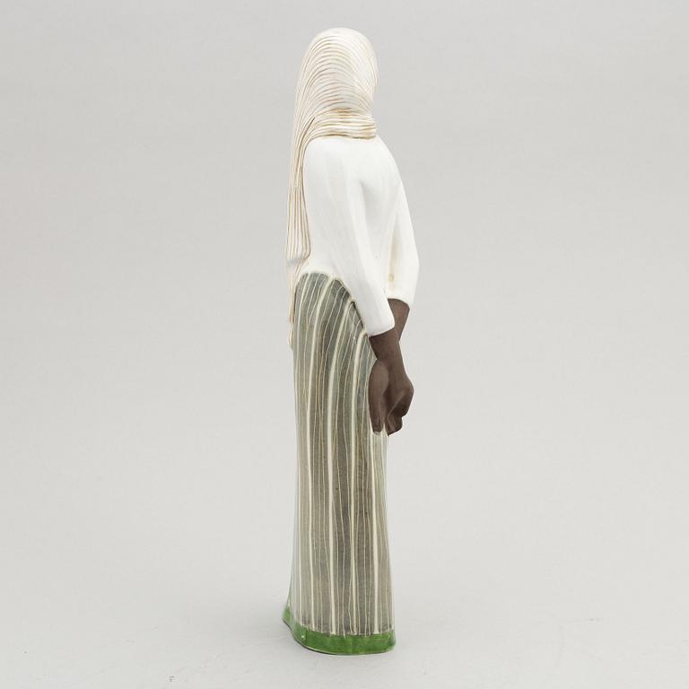 Mari Simmulson, a stoneware figurine, Upsala Ekeby.