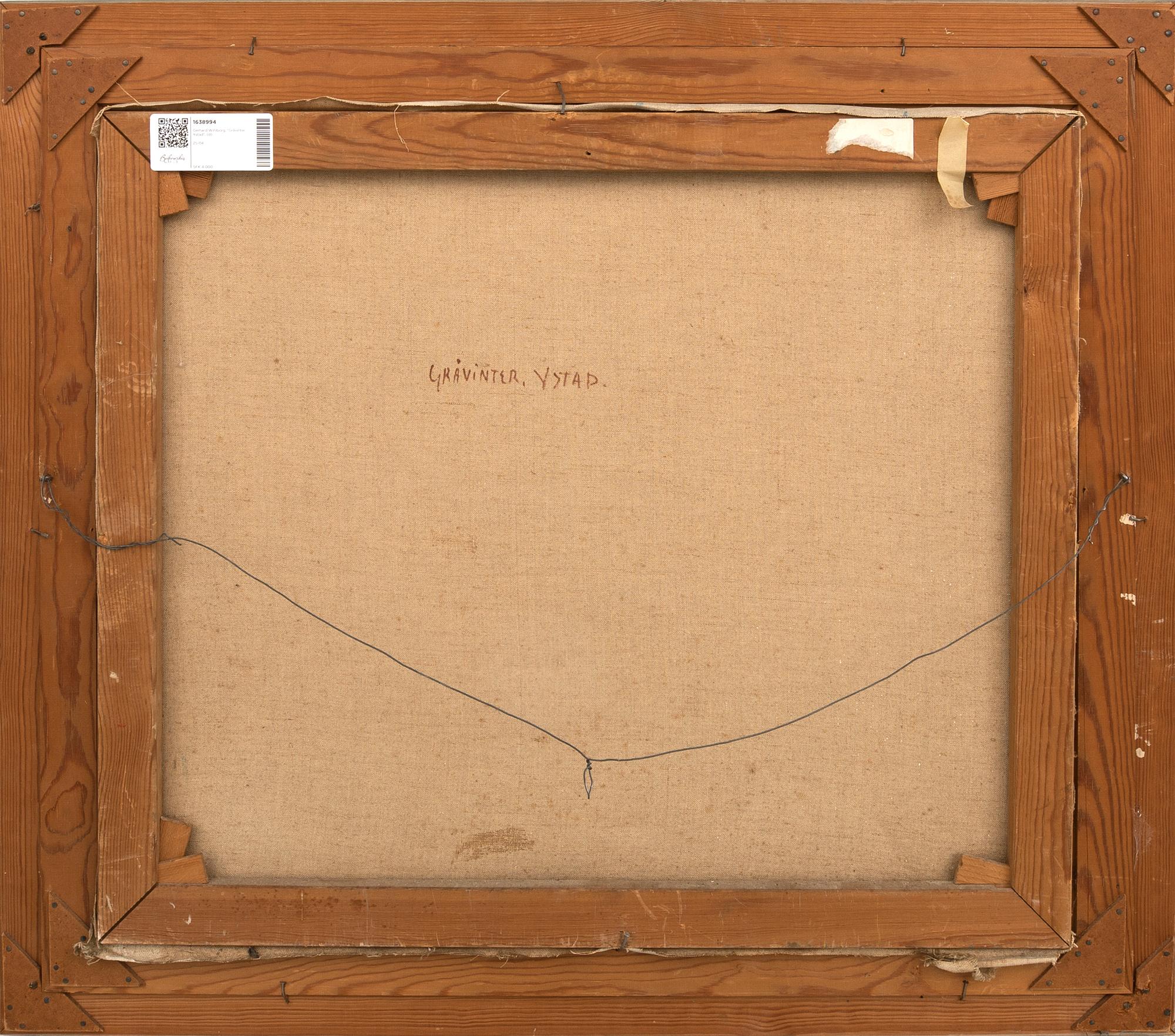 Gerhard Wihlborg, "Gråvinter Ystad".