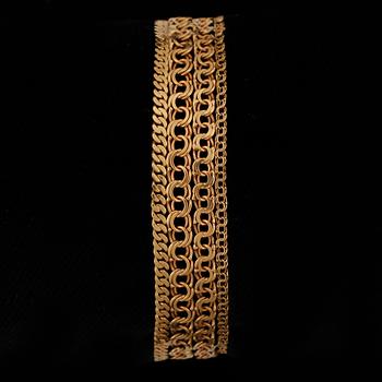 PARTI GULDSMYCKEN, 6 st, guld mest 18K, 1900-tal. Totvikt ca 27 gram.
