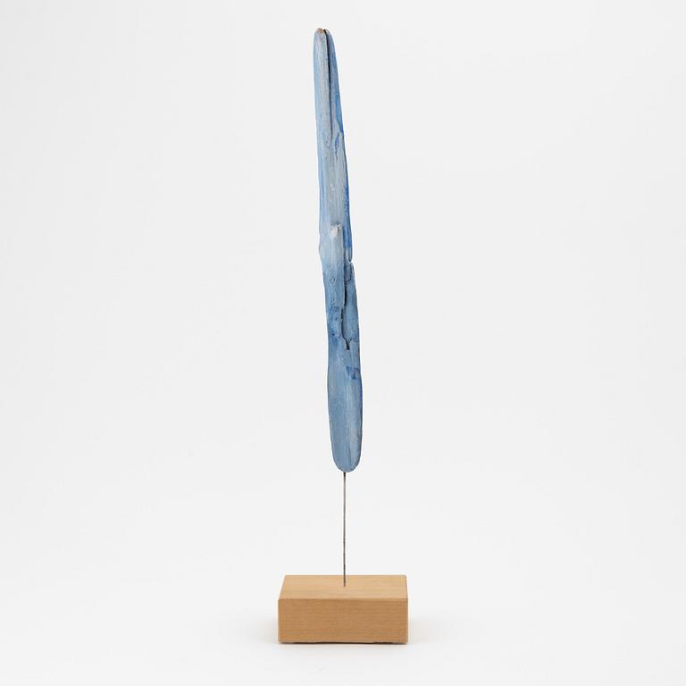 Madeleine Pyk, a painted wooden sculpture, signed.