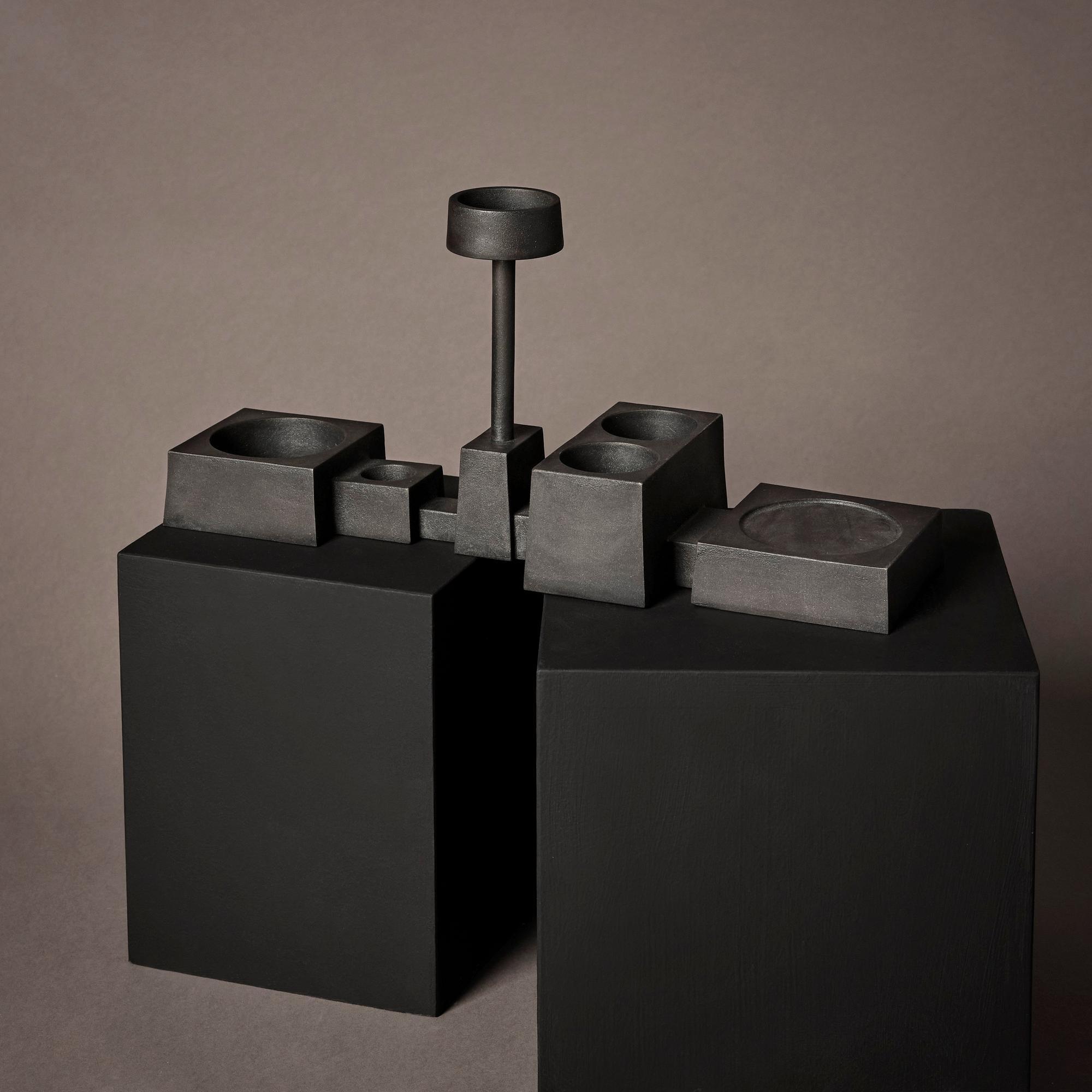 FOLKFORM, "Candle Collage", candle holder, ed 2/50, Studio Folkform, 2022.