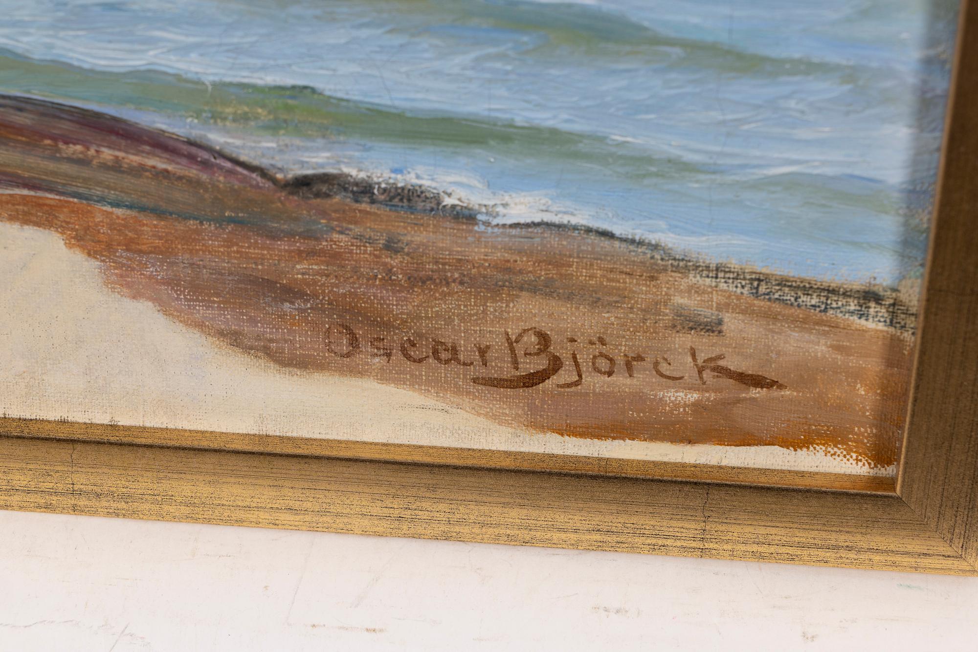 Oscar Björck, Strandbrygga i Skagen.