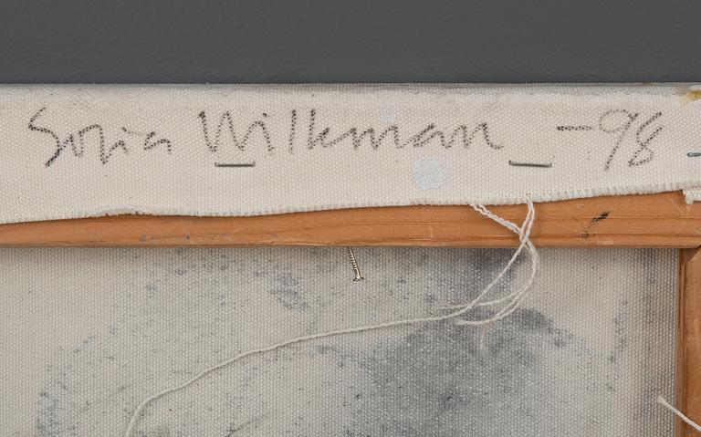 SOFIA WILKMAN, akryl på duk, a tergo signerad och daterad -98.