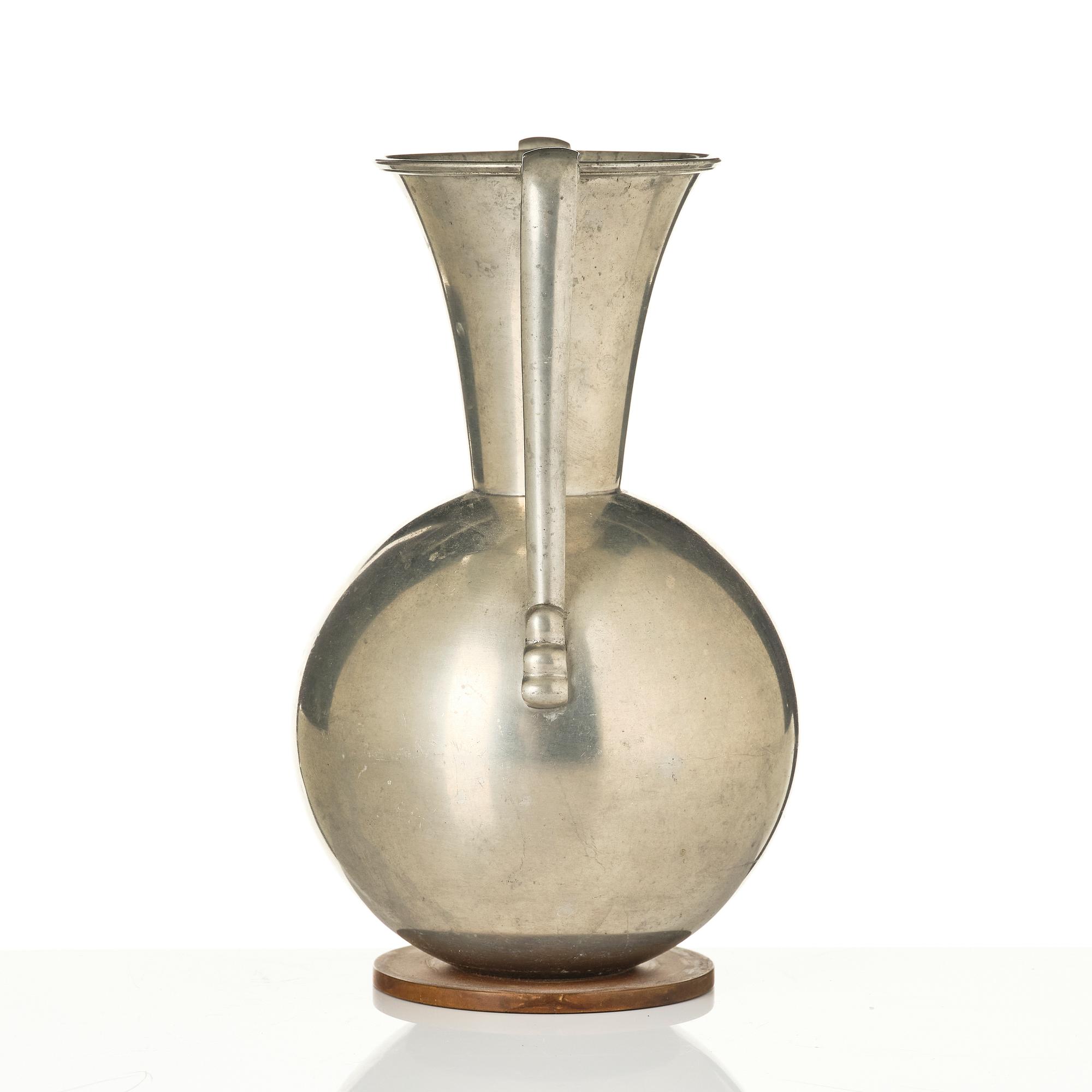 Carl-Einar Borgström, vase, Ystad-Metall, 1936.