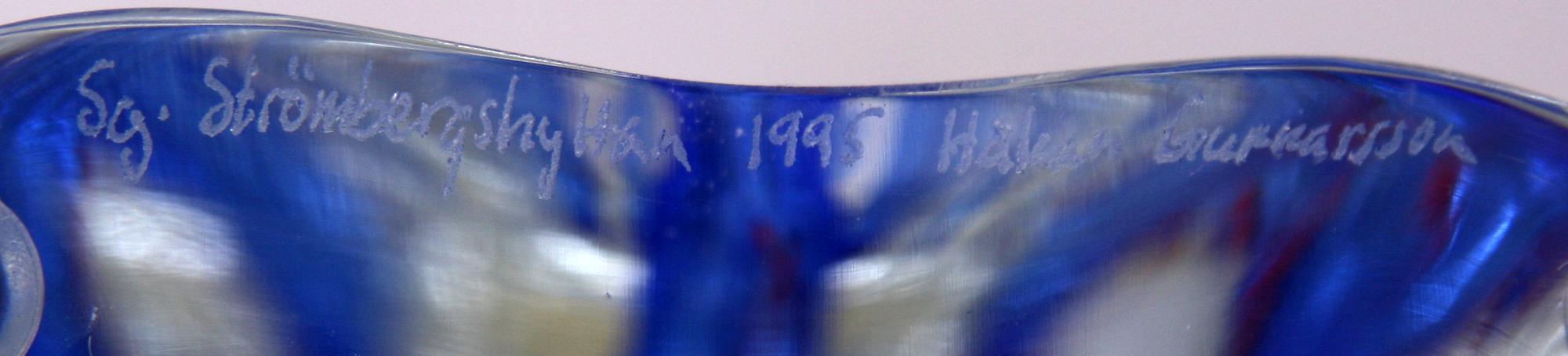 SKULPTUR, glas, Strömbergshyttan studio.