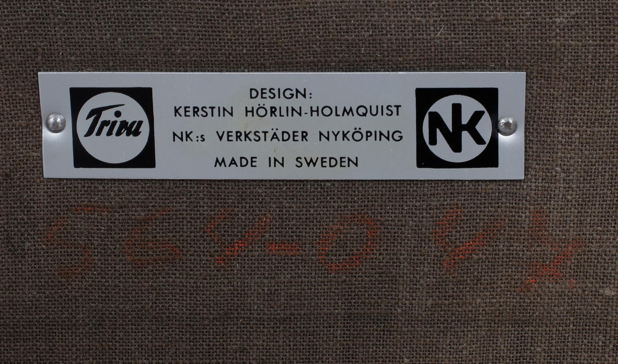 FÅTÖLJ, "Stora Adam", Kerstin Hörlin Holmqvist, NK.