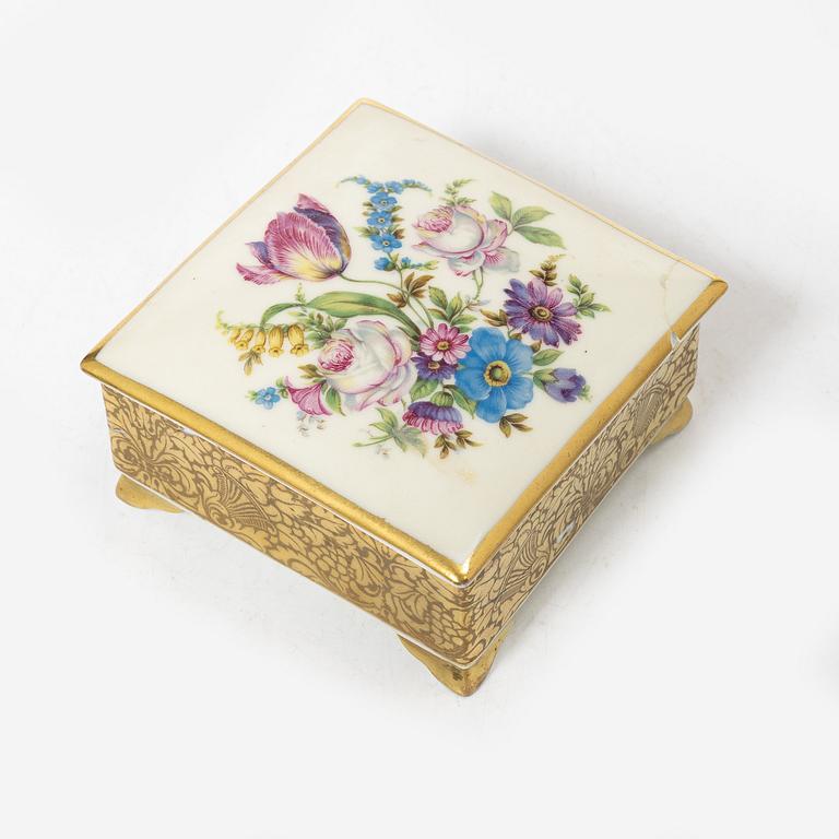 Two enamel boxes, 18th century.