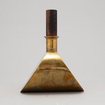 Pierre Forssell, a brass and wood decanter from Skultuna.