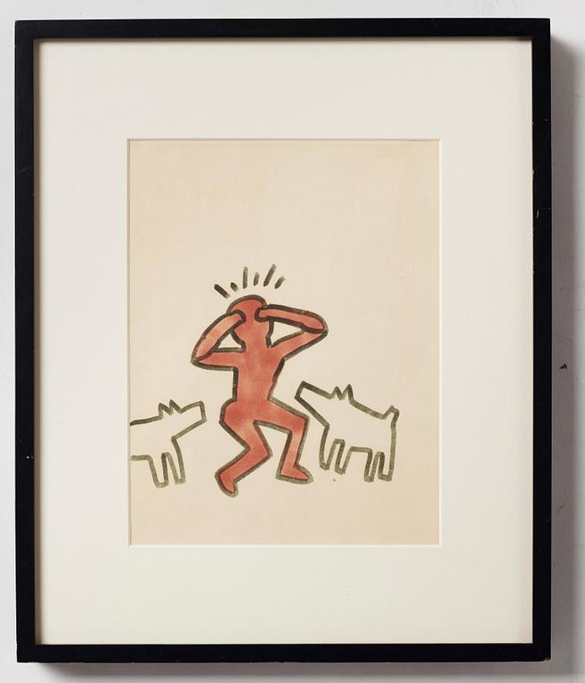 Keith Haring, Untitled (Triptych).