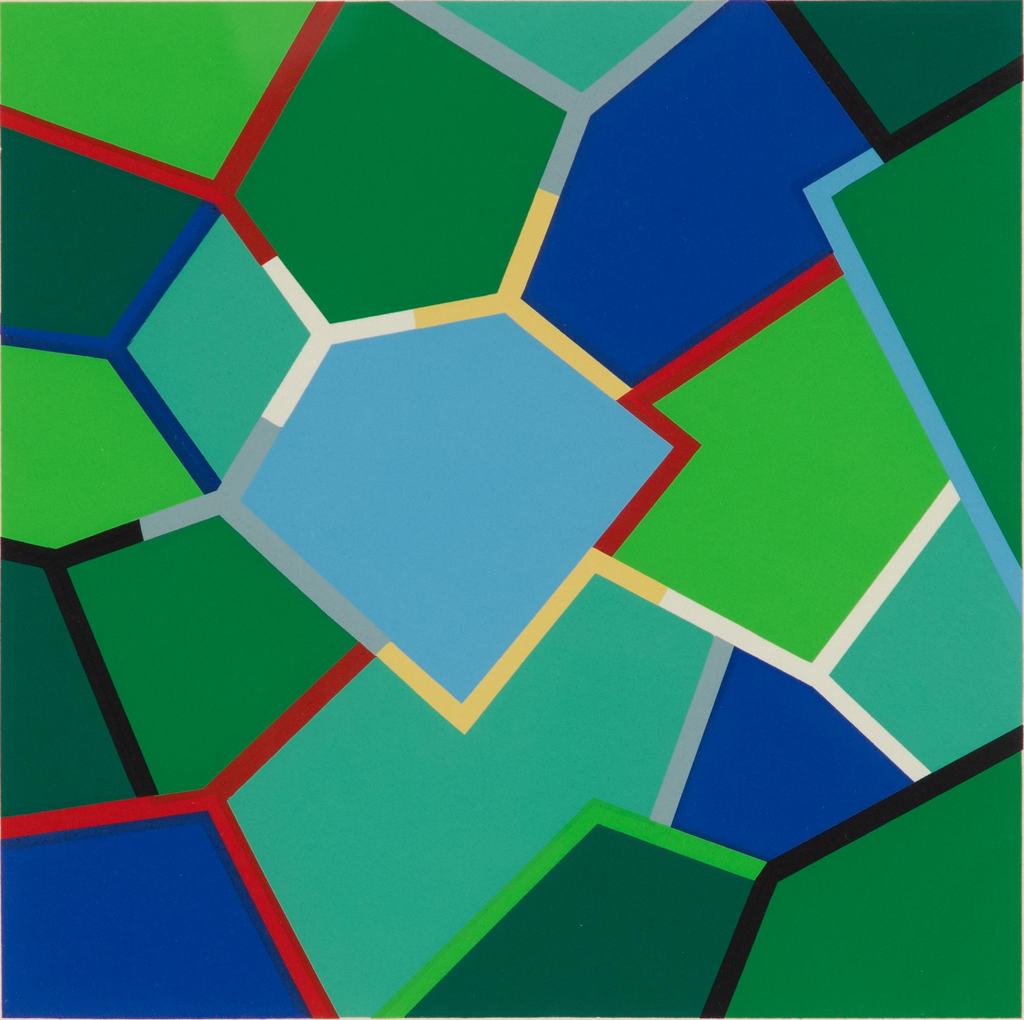 KG Nilson, silkscreen in colours, signed and individually numbered 210/300.