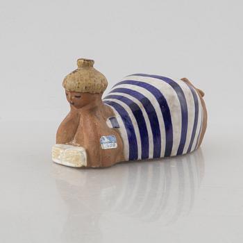 Lisa Larson, figurin, stengods, "Beata" ur serien "ABC-flickor", Gustavsberg.