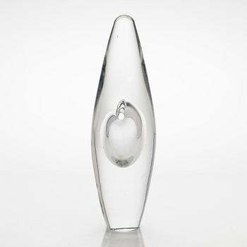 Timo Sarpaneva, an 'Orchid' glass sculpture, signed Timo Sarpaneva Iittala 3568.