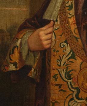 Gottfried Kneller, hans krets, Mansporträtt, knäbild, möjligen föreställande ”John Hutton of Marske” (1659-1731).