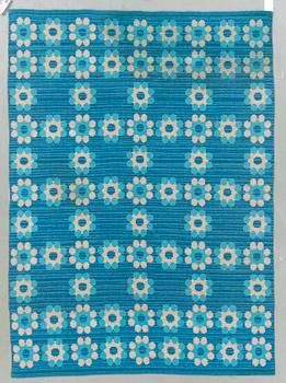 MATTA, dubbelvävd, Berit Woelfer, monogramsignerad BW . Ca 192x138 cm.