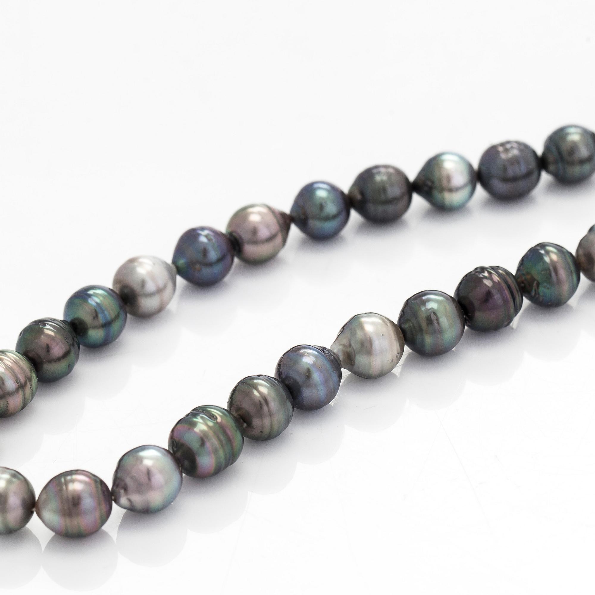 Ole Lynggaard, collier, barockpärlor, utan lås, Danmark.