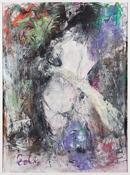 Eelis Knuutila, oil on board, signed.