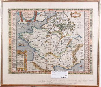 KARTA, gravyr, troligen 1600-tal.