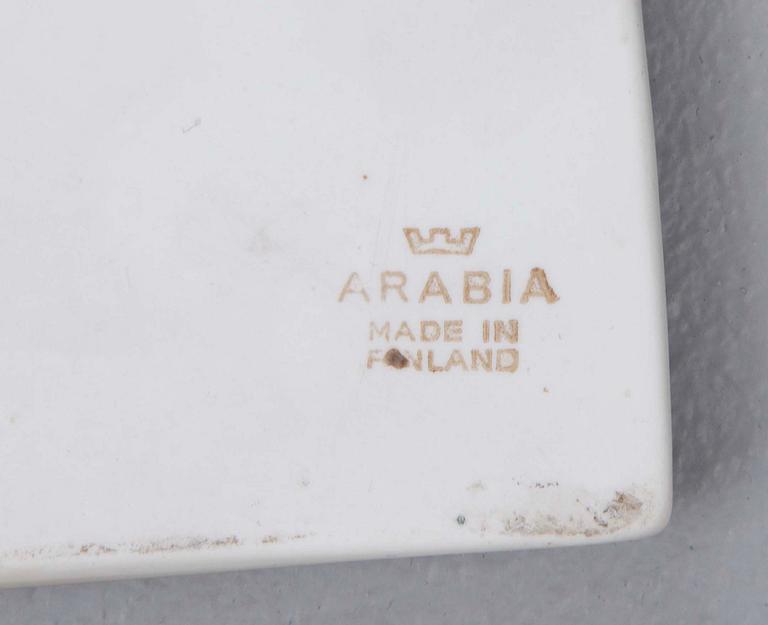 VÄGGPLAKETT, keramik, Maj-Britt Heilimo monogramsignerad i godset, Arabia 1960-tal.
