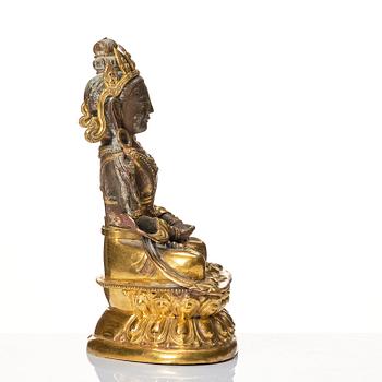 Amittayus, koppar legering. Mongoliet, 1800-tal.