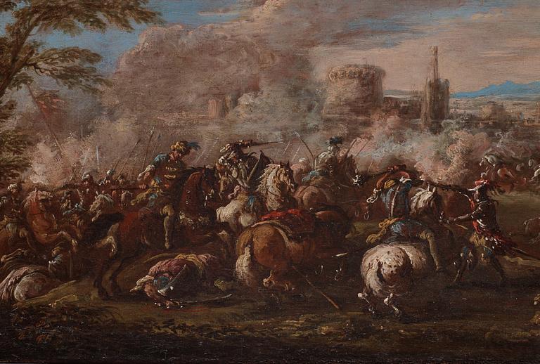 Francesco Graziani ("Ciccio"), Batalj mellan ottomaner och kristna.