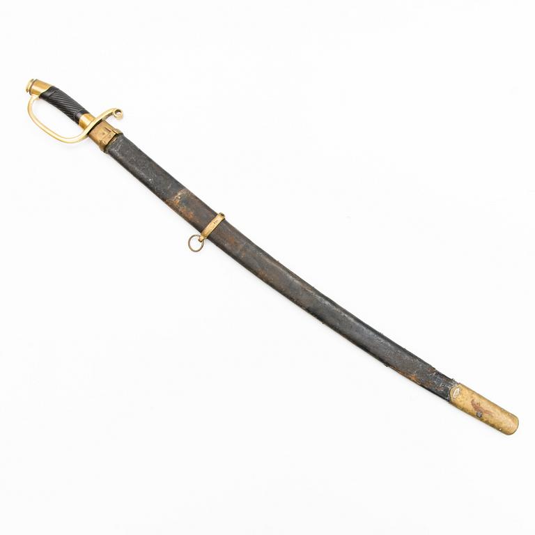 A Russian officer's sabre, model 1881.