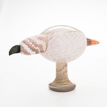 Oiva Toikka, A glass bird 'Pale (Male)', signed O. Toikka Nuutajärvi Pale Male 386/1000.