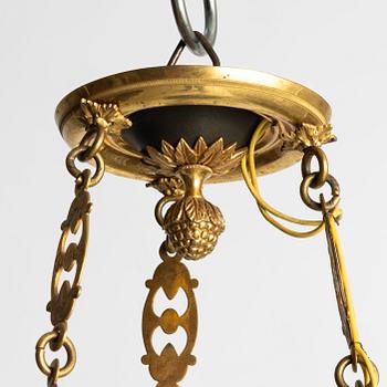 Ceiling lamp, Empire style, early 20th century.