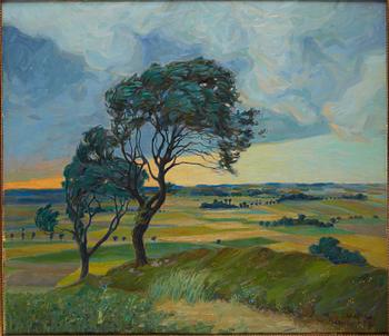 FRITZ KÄRFVE, oil on canvas, signed F. Kärfve and dated Kåseberga 1912.