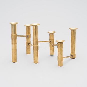 TAPIO WIRKKALA, A CANDELABRA. Candlestick-series NonStop. Hopeakeskus 1970s.