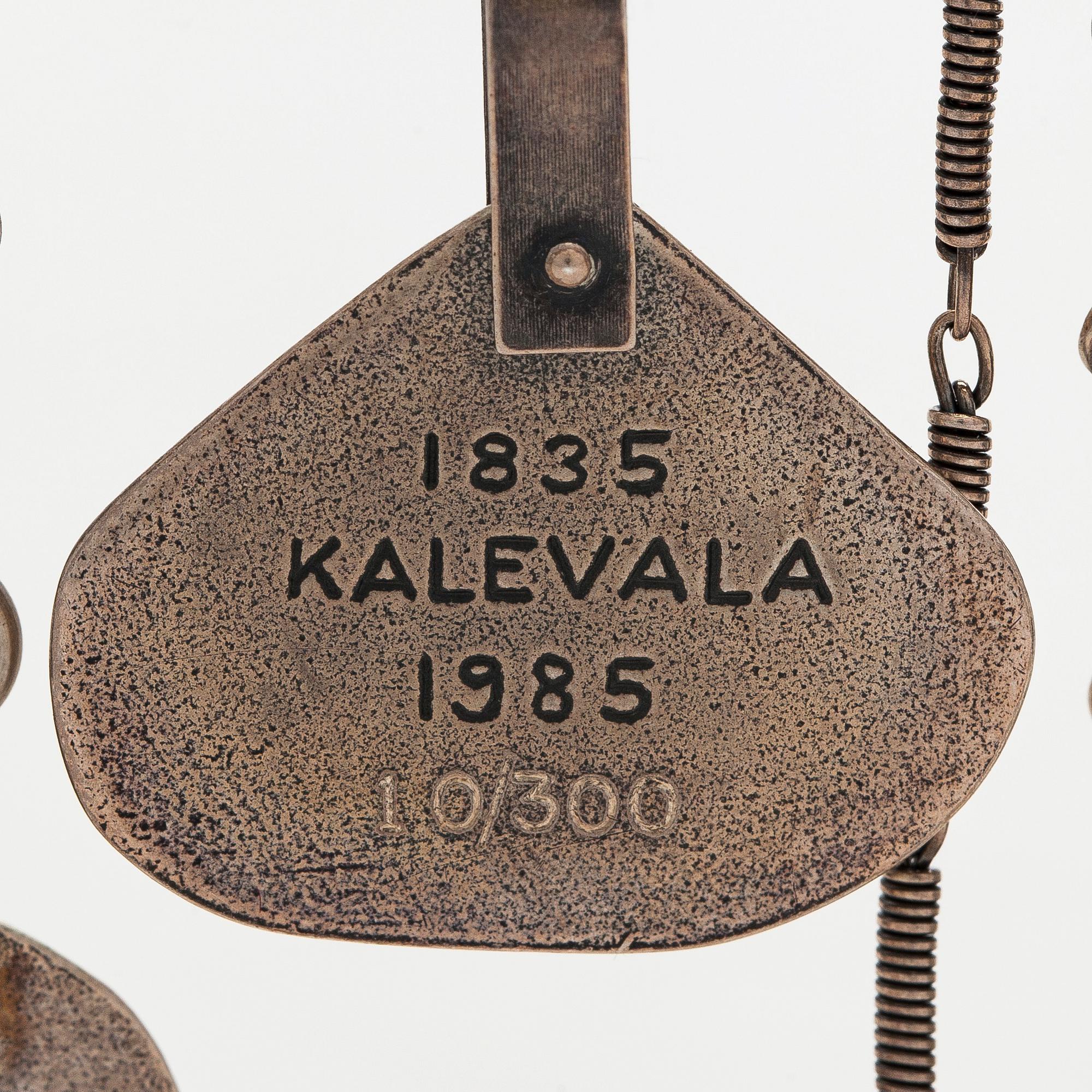 Kalevala Koru, A sterlingsilver jubilee collier for Kalevala's 150th anniversary by Kalevala Koru, Helsinki 1984.
