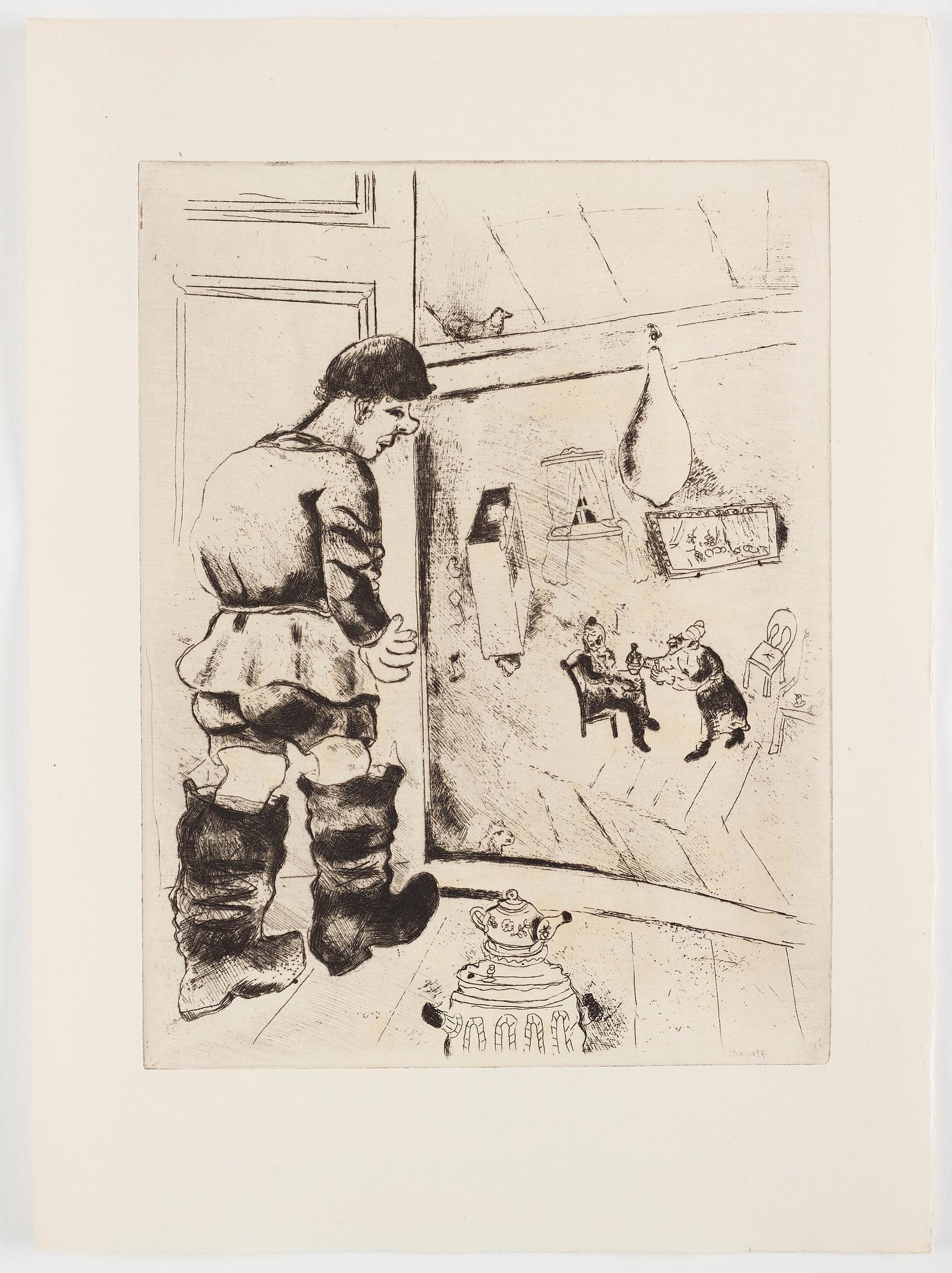 MARC CHAGALL, 71 st etsningar ur upplagan om 285 exemplar på Arches/MBM/J. Perrigot-papper, 1923-1948.