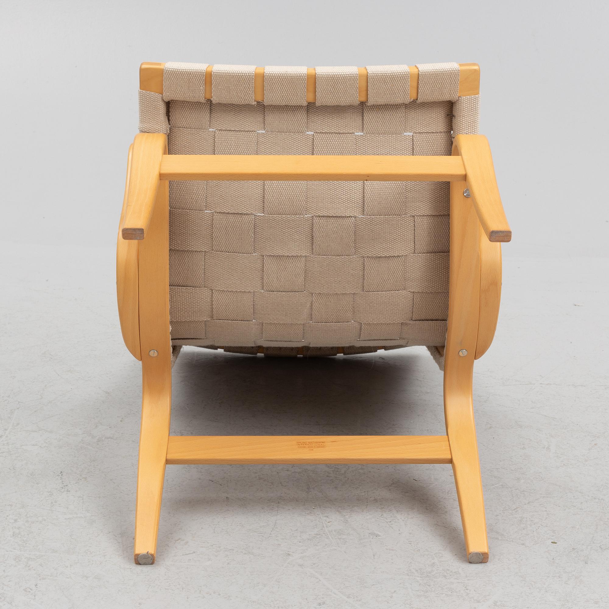 Bruno Mathsson, armchair, "Eva", Dux, late 20th century.