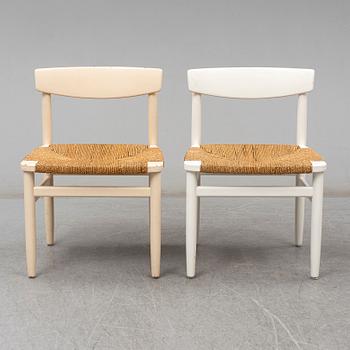 BØRGE MOGENSEN, five 'Oresunds' chairs, late 20th Century.