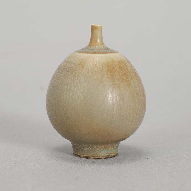 BERNDT FRIBERG, a stoneware miniature vase, Gustavsberg Studio.