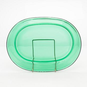 Josef Frank, A set of eight lobster plates in glass, Firma Svenskt Tenn.