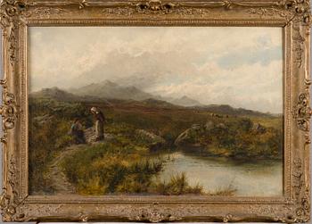 THOMAS SCOTT CALLOWHILL, oil on canvas, signed and dated 1880.