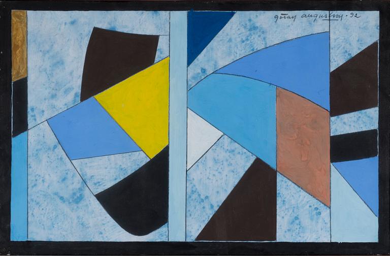 GÖRAN AUGUSTSON, guassi, signeerattu ja päivätty -92.